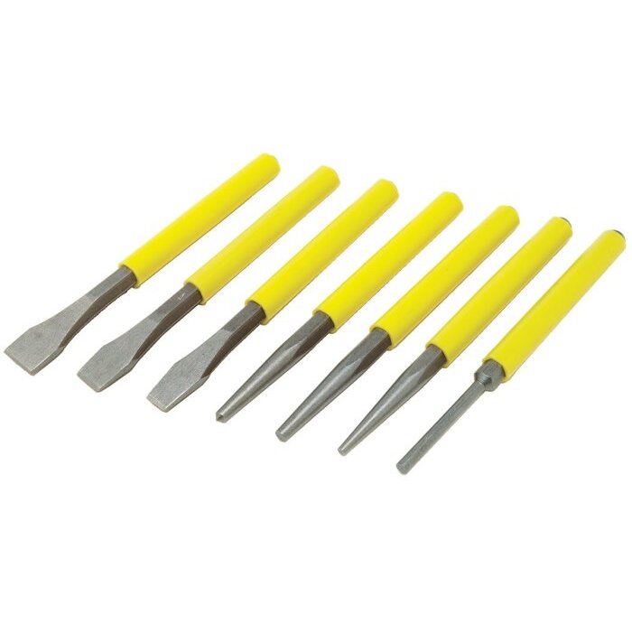 Performance Tool W750  7 Piece Chisel and Punch Set