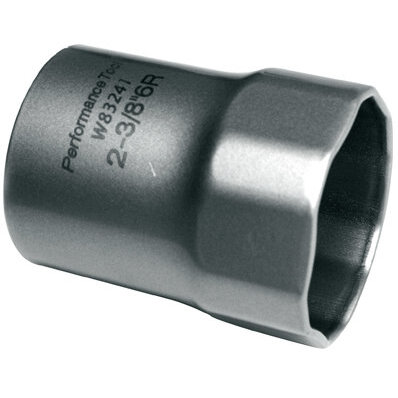 Performance Tool W83241 2-3/8" 6 Point Rounded Wheel Bearing Lock Nut Socket 1/2" Drive - Compatible with Ford Performance Tool W83241 2-3/8" 6 Point Rounded Wheel Bearing Lock Nut Socket 1/2" Drive - Compatible with Ford