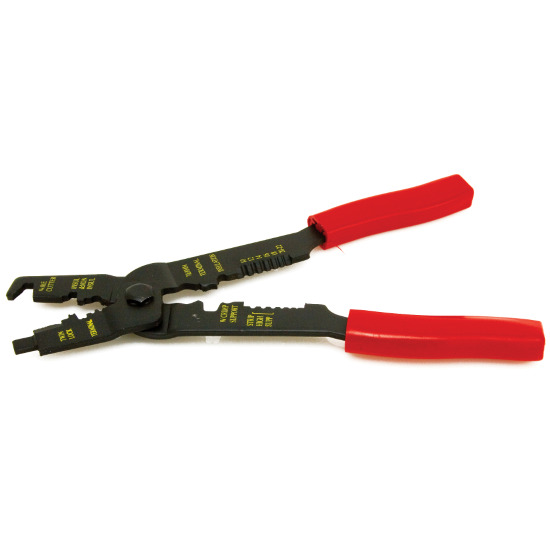 Performance Tool W86500 7-Way Crimping Tool and Wire Stripper - Solderless and Ignition Terminals Performance Tool W86500 7-Way Crimping Tool and Wire Stripper - Solderless and Ignition Terminals