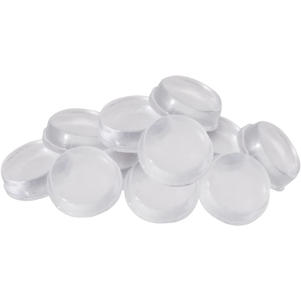 SoftTouch 4215395N Super Sliders Round Self Stick Bumper Pads 1/2" - 12 Pack