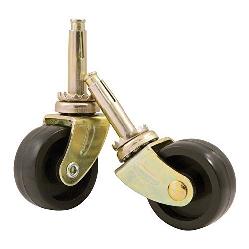 SoftTouch 4265095N  Stem Caster 1-1/4" Black Wheel