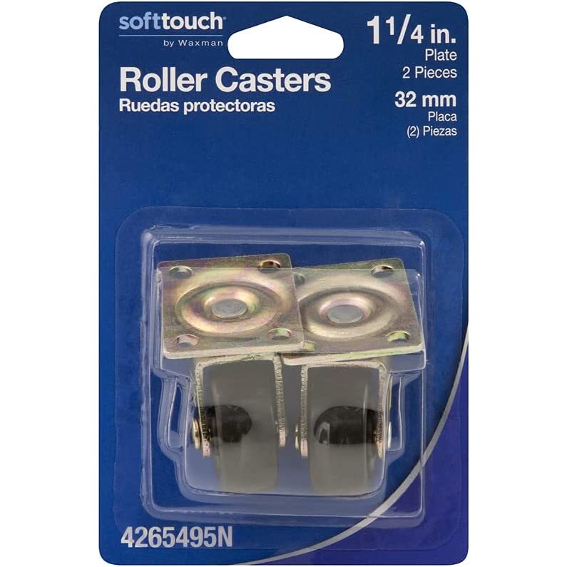 SoftTouch 4265495N  Roller Caster 1-1/4" Plate