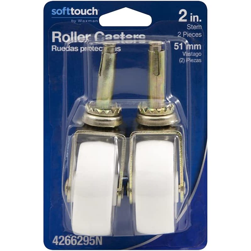 SoftTouch 4266295N  Stem Roller Caster 2" White
