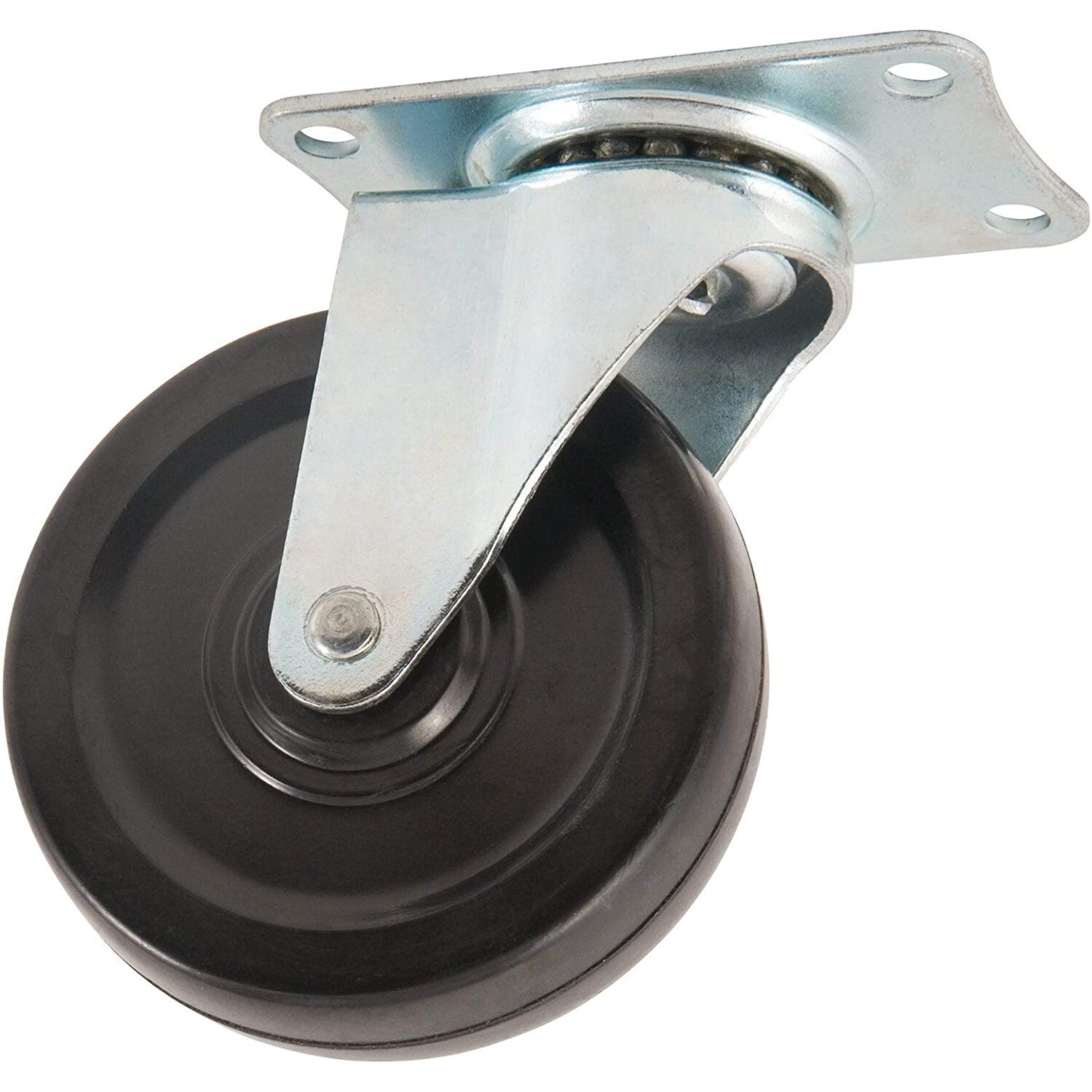 Titan Casters 4384155  4" Swivel Rubber Caster
