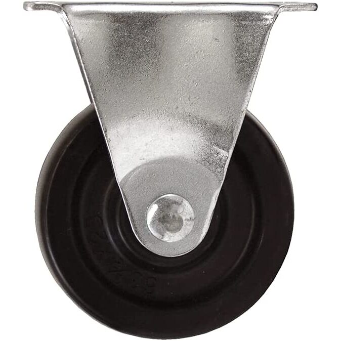 Titan Casters 4384255  4" Rigid Rubber Caster