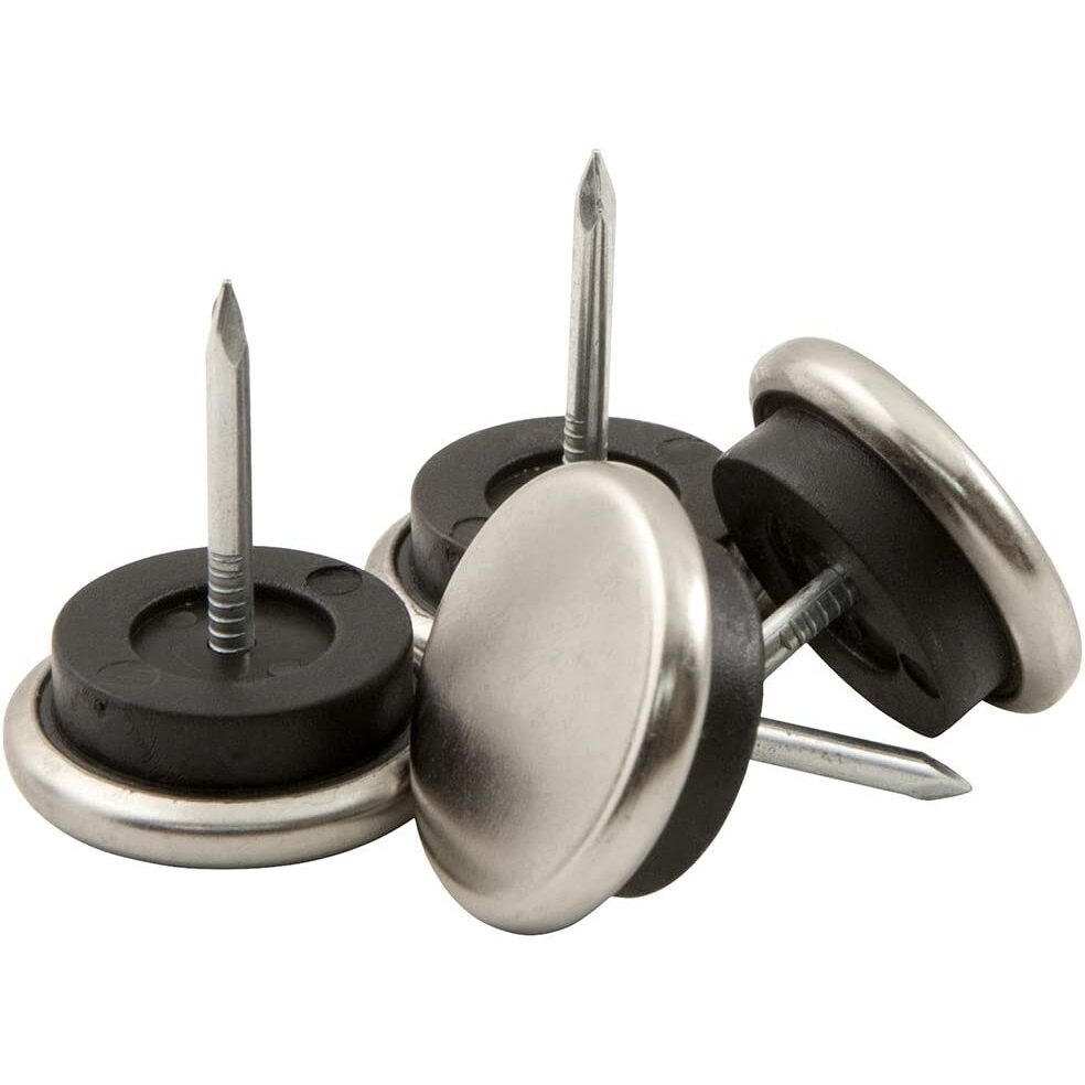 SoftTouch 4608895N  Glide 1-1/16" Nail On Steel 4Pc