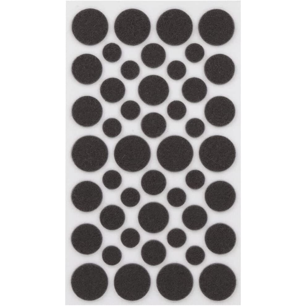 SoftTouch 4615495N  Felt Pad Assorted Brown