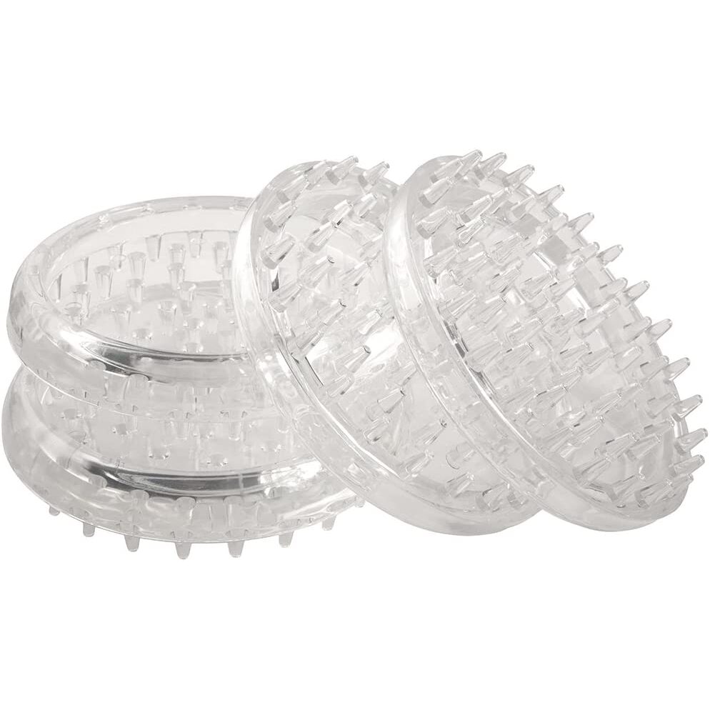 SoftTouch 4679695N  Caster Cup 1-13/16" Round Spike Clear
