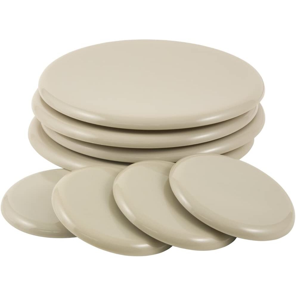 Super Sliders 4703095N  Round Reusable Sliders for Carpet - 8 Piece Combo Pack