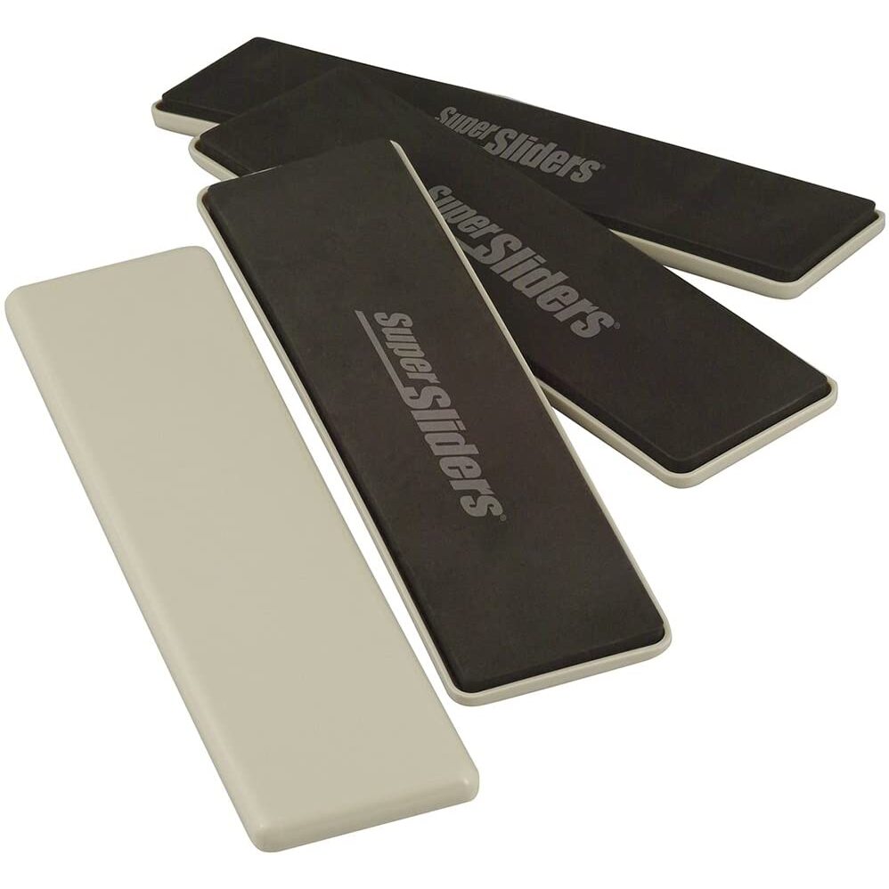 Super Sliders 4703695N  Reusable Furniture Sliders 2-1/2" x 9" - 4 Pack