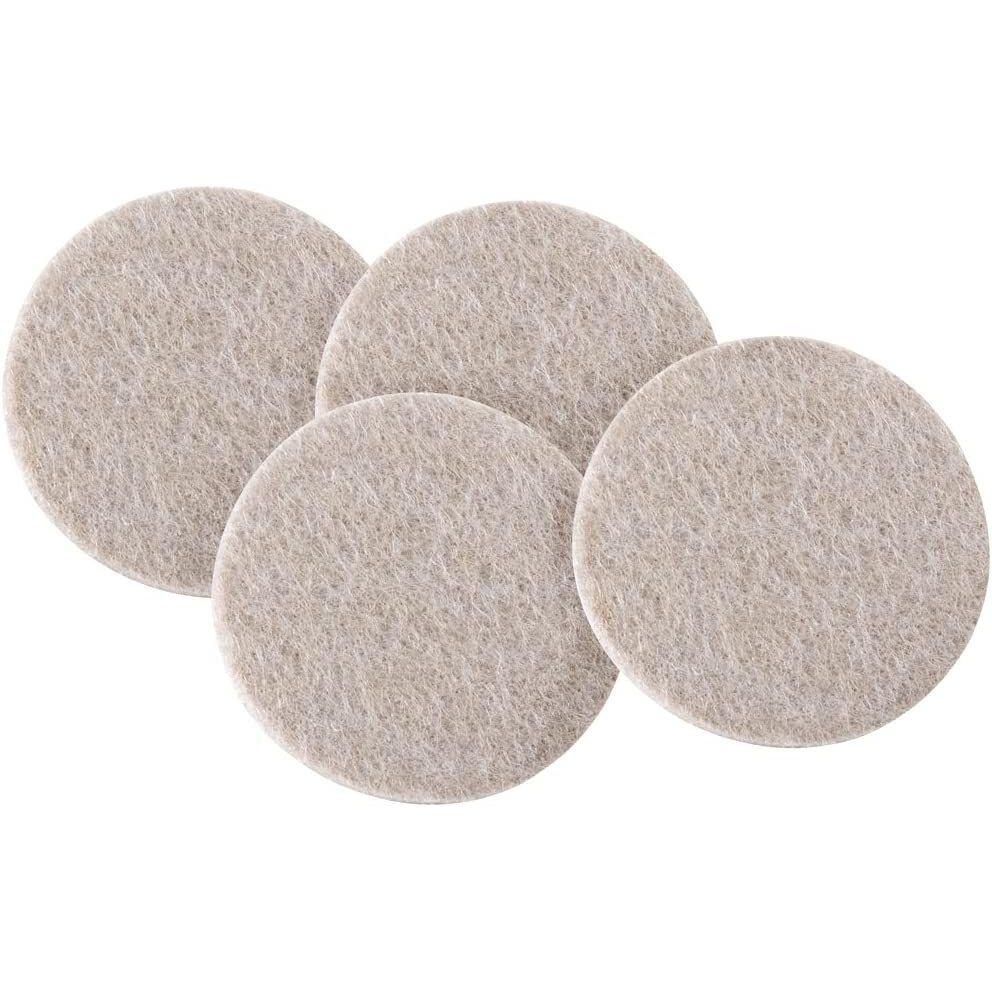 SoftTouch 4713695N Heavy Duty Felt Furniture Pads to Protect Hardwood Floors Round Beige 3"- 4 Pack SoftTouch 4713695N Heavy Duty Felt Furniture Pads to Protect Hardwood Floors Round Beige 3"- 4 Pack