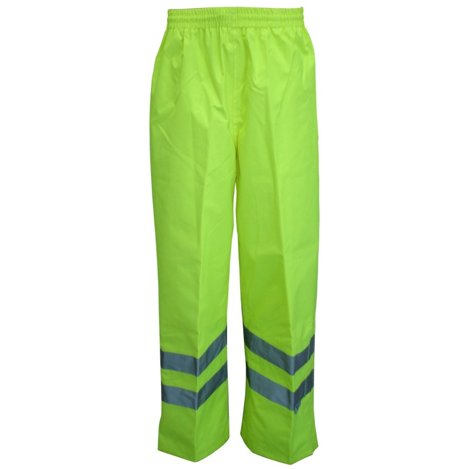 Viking Wear D6329WPG Professional Journeyman Hi-Vis 300D Trilobal Safety Rain Pants - X-Large Viking Wear D6329WPG Professional Journeyman Hi-Vis 300D Trilobal Safety Rain Pants - X-Large
