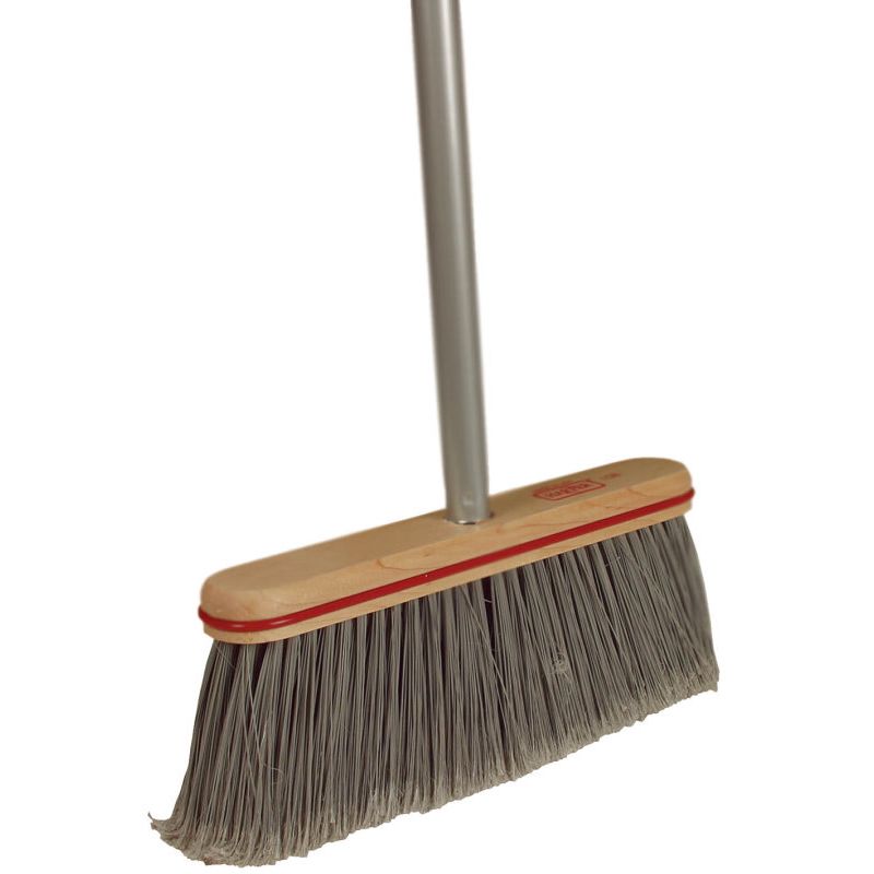 Harper Brush 10804A  12" Smooth Surface Upright Broom w/Handle