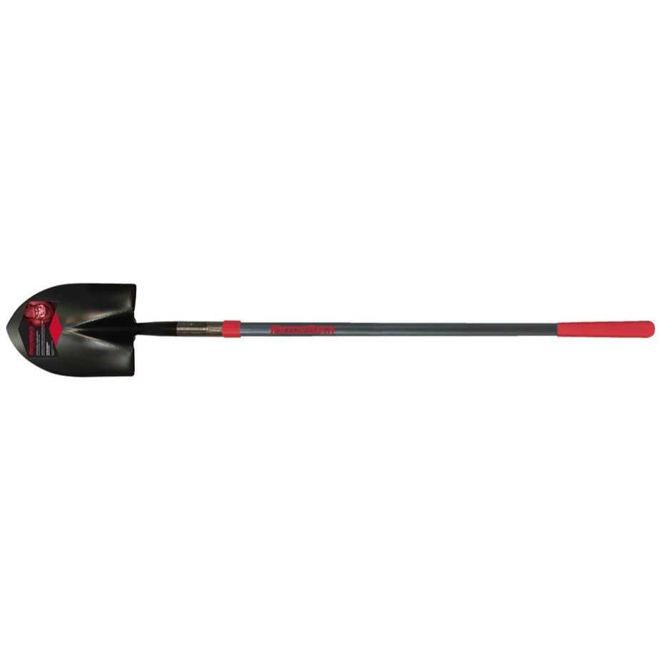 Razor-Back 45000  Round Point Digging Shovel with 48" Fiberglass Handle and Cushion End Grip
