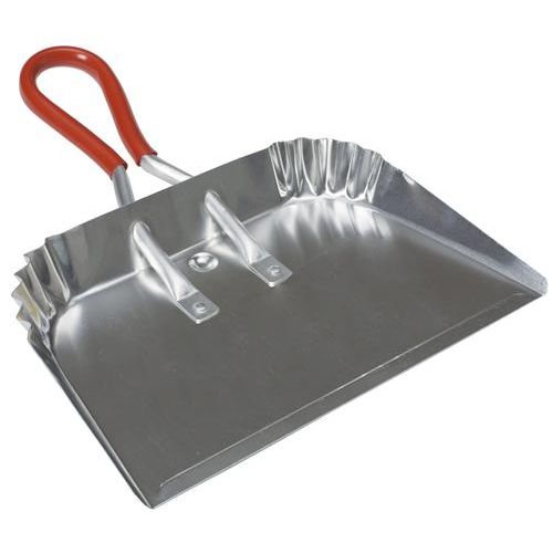 Harper Brush H485  17" Heavy Duty Aluminum Dust Pan - Aluminum
