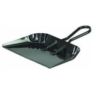 Harper Brush 495  16" Heavy Duty Metal Dust Pan - Black