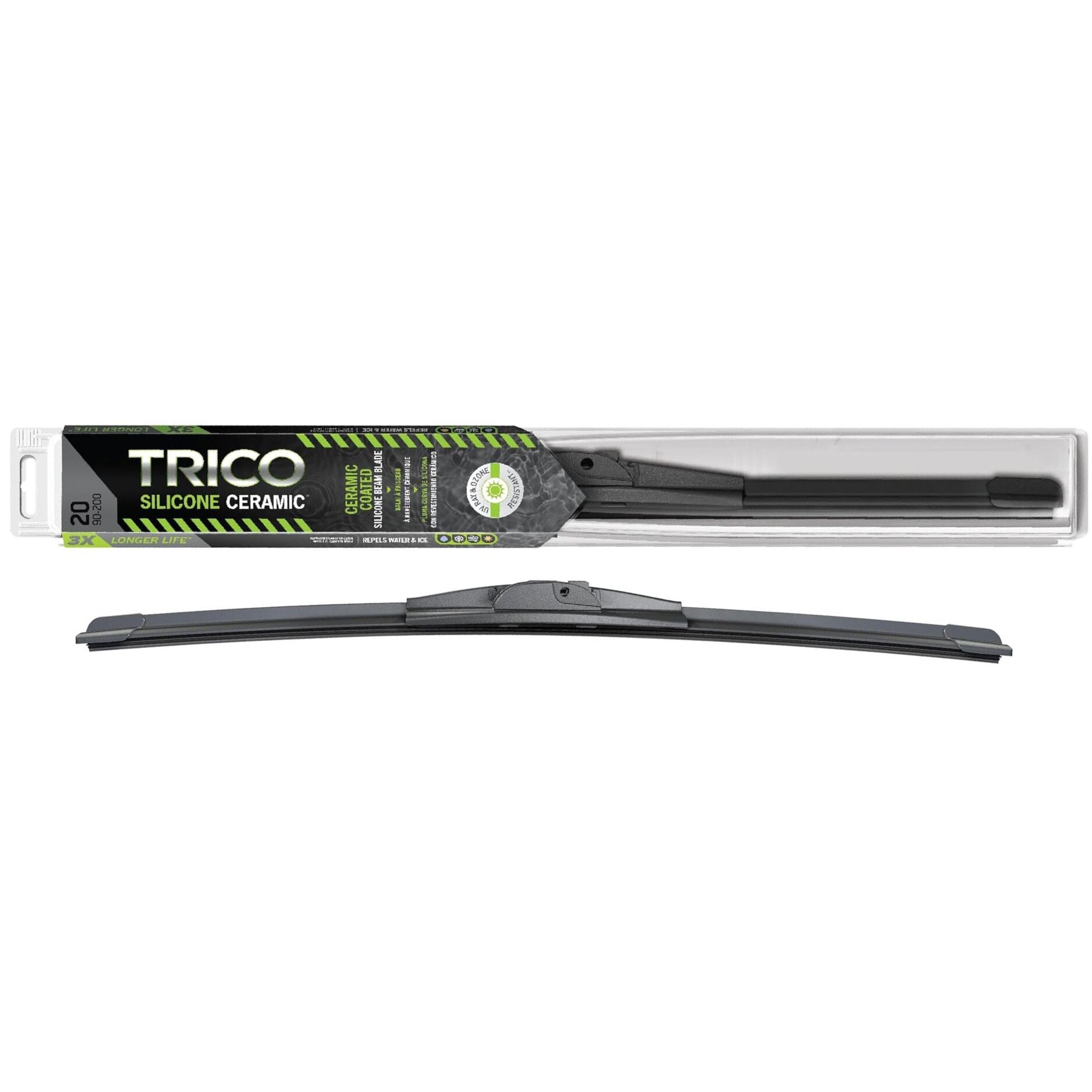 Trico 90-200 Silicone Ceramic 20 inch Ceramic Coated Silicon Beam Wiper Blade Trico 90-200 Silicone Ceramic 20 inch Ceramic Coated Silicon Beam Wiper Blade