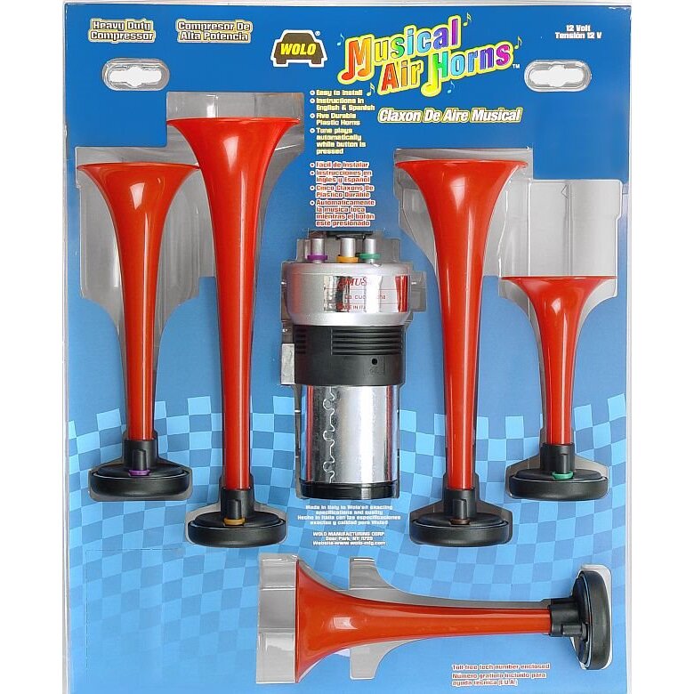 Wolo 430 Dixieland Dukes Of Hazard Musical Air Horn Kit Wolo 430 Dixieland Dukes Of Hazard Musical Air Horn Kit