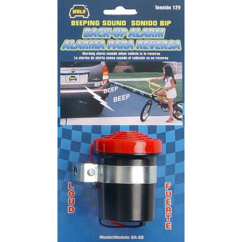 Wolo BA-52 Back-Up Warning Alarm BEEP BEEP SOUND Wolo BA-52 Back-Up Warning Alarm BEEP BEEP SOUND
