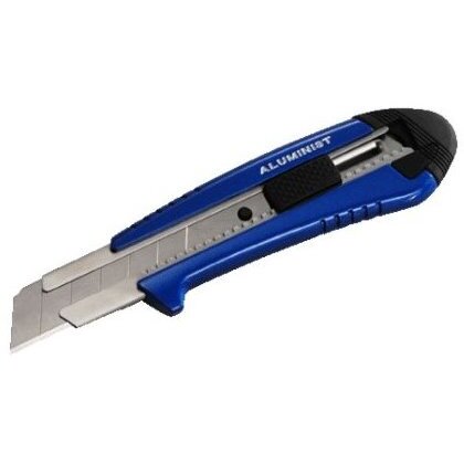 Tajima AC-700B Rock Hard Aluminist Auto Lock Snap-Blade Knife with 3 Rock Hard Blades - Blue Tajima AC-700B Rock Hard Aluminist Auto Lock Snap-Blade Knife with 3 Rock Hard Blades - Blue