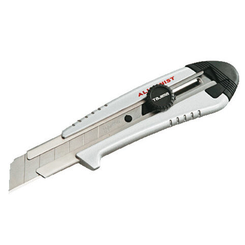 Tajima AC-701S Silver Rock Hard Alumiist Utility Knife Dial Blade Lock With 3 Blades Tajima AC-701S Silver Rock Hard Alumiist Utility Knife Dial Blade Lock With 3 Blades