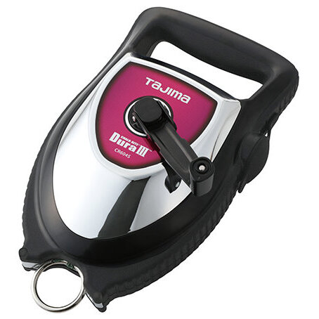Tajima CR604S  Chalk-Rite Dura III Chalk Box with 150ft Extreme Bold 2.8 mm Snap Line & Integrated Handle Release