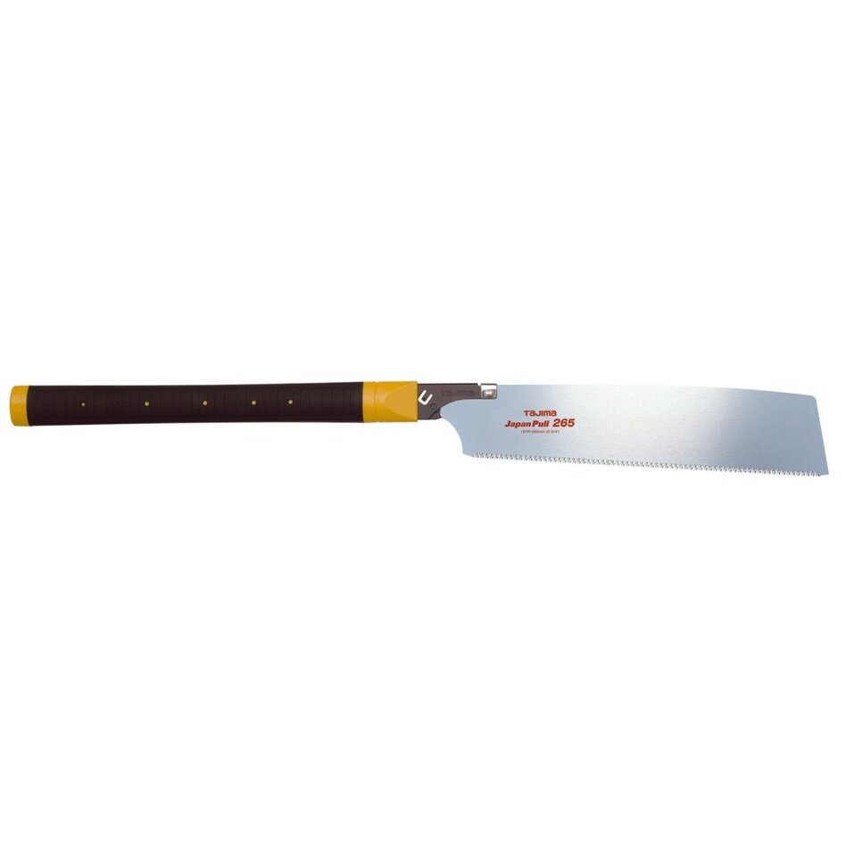Tajima  JPR-265R  Japan Pull-Stroke Saw with Long Straight Handle - Fine-cut 16 TPI