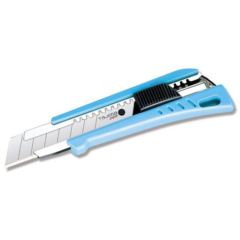 Tajima LC-620 Heavy Duty Auto Lock Snap-Blade Knife with 3 Endura 7/8" x 8-point Blades Tajima LC-620 Heavy Duty Auto Lock Snap-Blade Knife with 3 Endura 7/8" x 8-point Blades