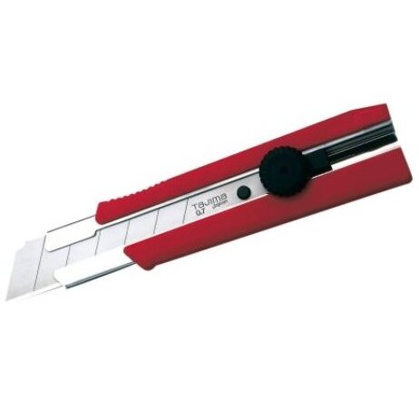 Tajima LC-650  Rock Hard Dial Lock Snap-Blade Knife with Elastomer Grip
