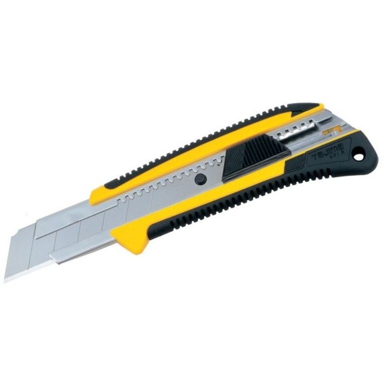 Tajima LC-660 Rock Hard Auto Lock Snap-Blade Knife with Grip-Rite Insulator (GRI) Grip Tajima LC-660 Rock Hard Auto Lock Snap-Blade Knife with Grip-Rite Insulator (GRI) Grip