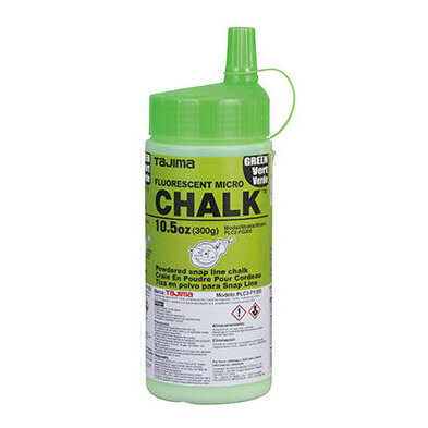 Tajima PLC2-FG300  Chalk Micro Ultra-Fine Fluorescent Green 10.5 Oz