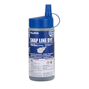 Tajima PLC3-DB300  Chalk Snap Line Dye Semi-permanent Blue 10.5 Oz