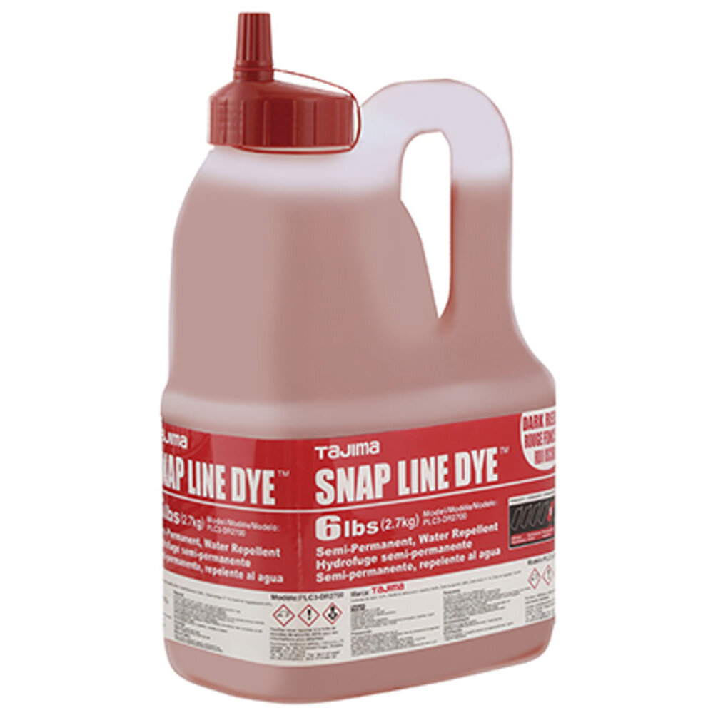 Tajima PLC3-DR2700  Chalk Line Dye 6 lbs Red