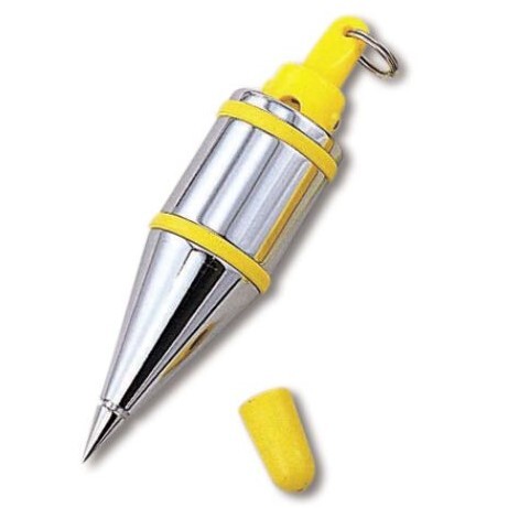 Tajima PQB600 Plumb-Rite Quick-stabilizing plumb bob, 21 oz. Tajima PQB600 Plumb-Rite Quick-stabilizing plumb bob, 21 oz.