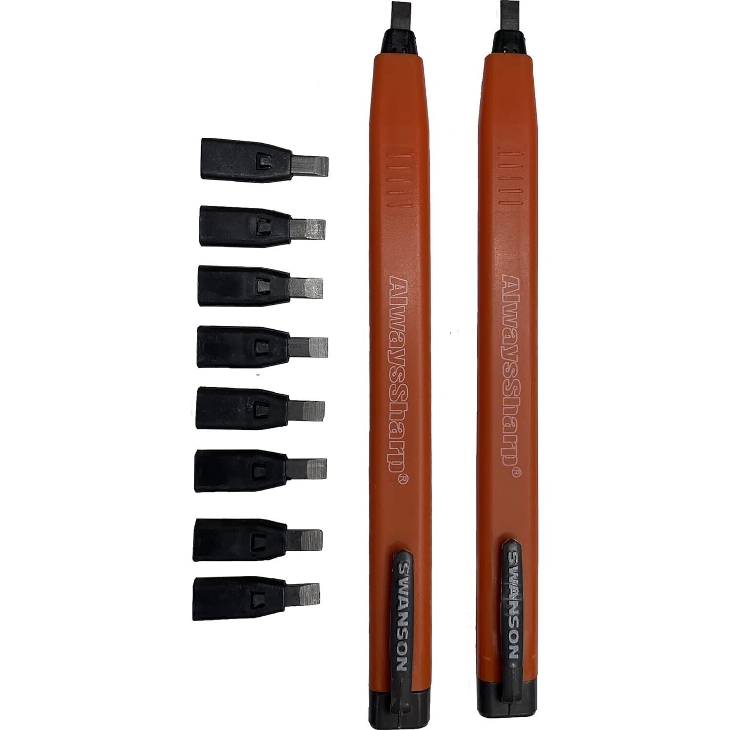 Swanson CP216  AlwaysSharp Refillable Carpenter Pencils - 2 per Package