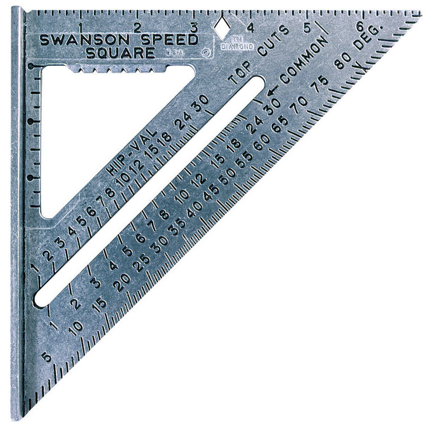 Swanson S0101  The Original Speed Square Rafter Square with Book