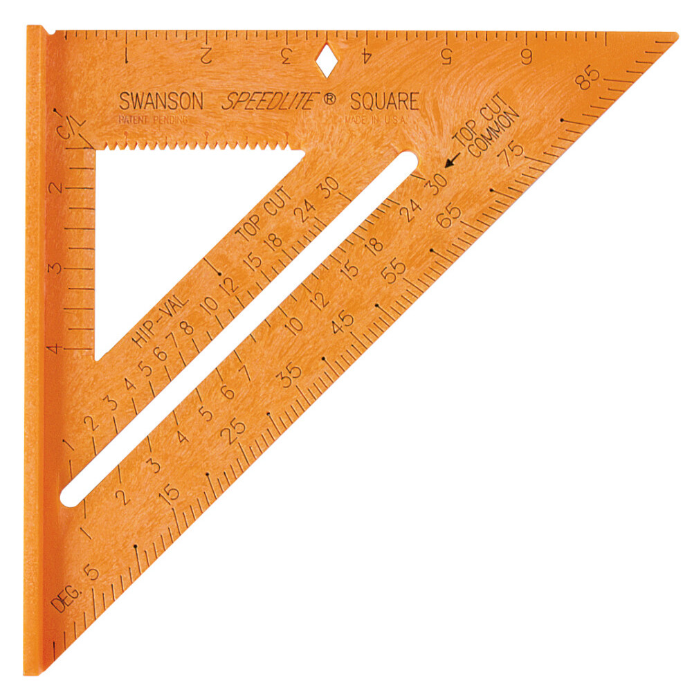 Swanson T0118 8" Speedlite Rafter Squares Neon Orange Swanson T0118 8" Speedlite Rafter Squares Neon Orange