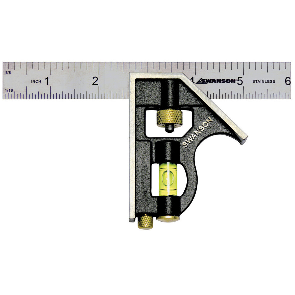 Swanson TC130 6" Pocket Combination Square Swanson TC130 6" Pocket Combination Square