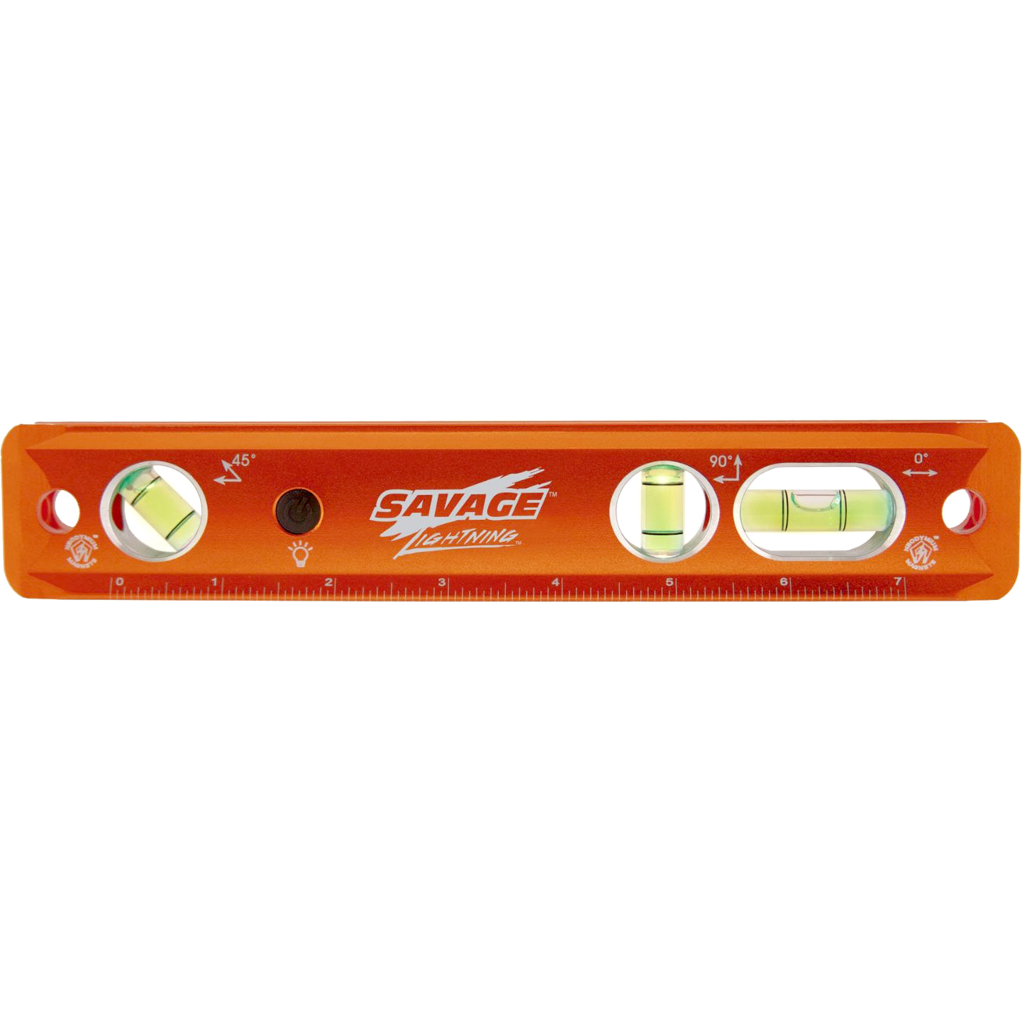 Savage TLL049M 9" Magnetic Torpedo Level With Lighted Visibility Savage TLL049M 9" Magnetic Torpedo Level With Lighted Visibility