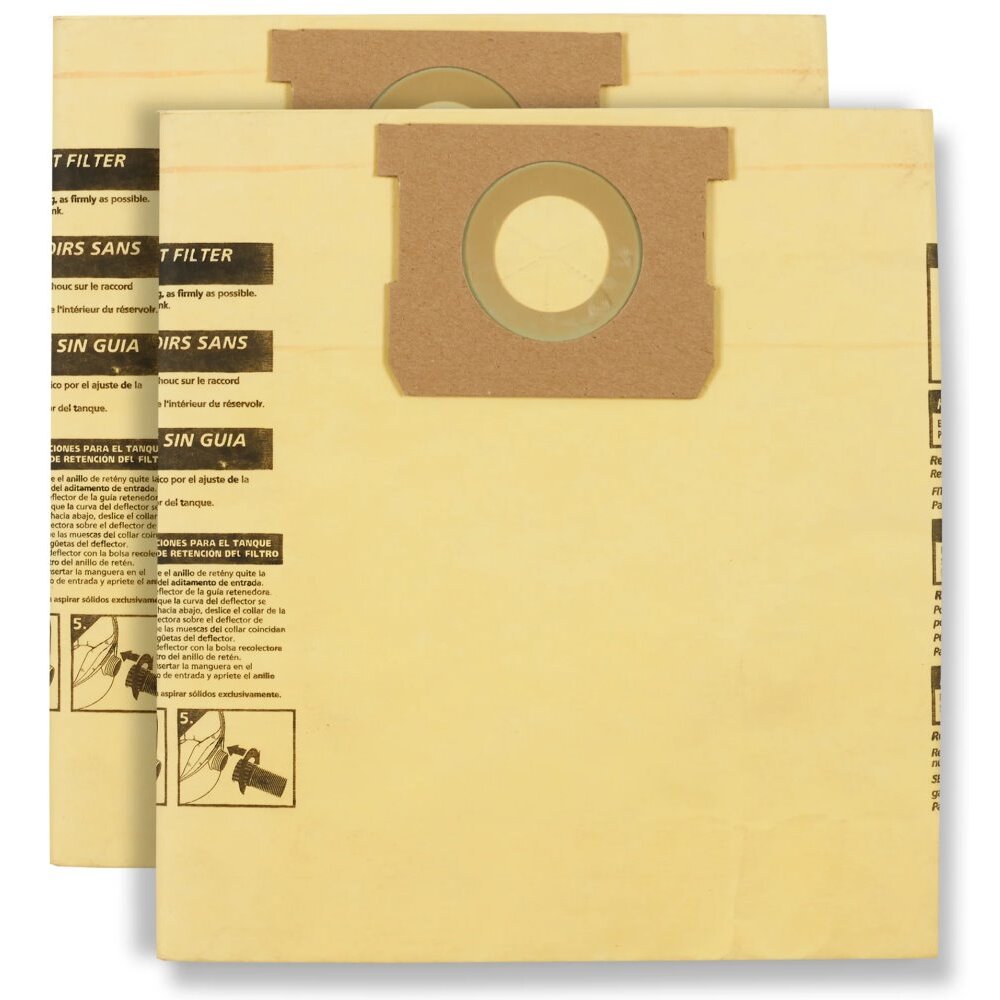 Shop Vac 9067133  Dry Wall Collection Bag For 5,6,8, Gallon - 2 Bags per Package