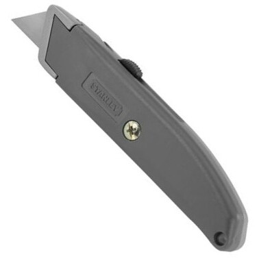 Stanley 10-175 6-1/8" Homeowner's Retractable Blade Utility Knife Stanley 10-175 6-1/8" Homeowner's Retractable Blade Utility Knife