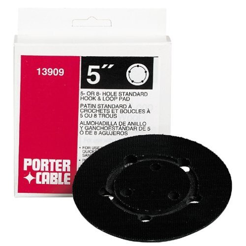 Porter Cable 13909 Replacement Pad for Model 333VS - 5 or 8 Hole Hook & Loop Porter Cable 13909 Replacement Pad for Model 333VS - 5 or 8 Hole Hook & Loop