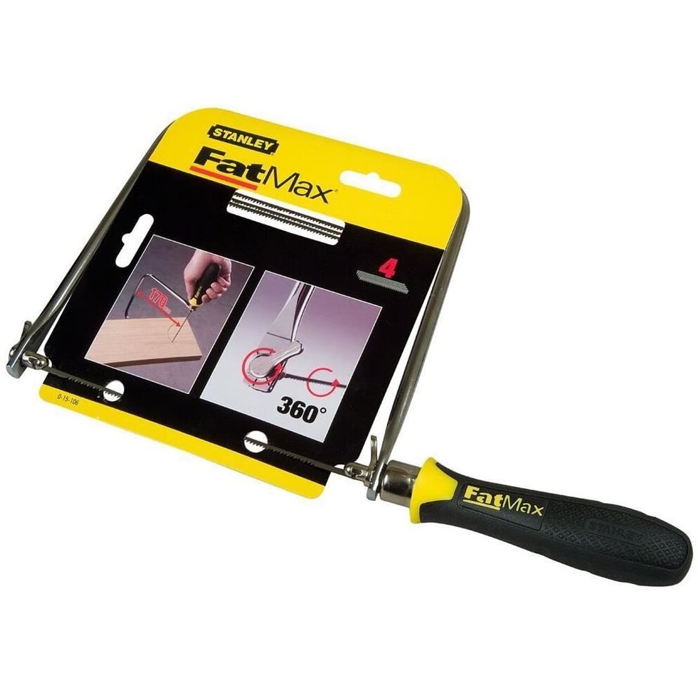 Stanley 15-106A Coping Saw Fatmax Carded Stanley 15-106A Coping Saw Fatmax Carded