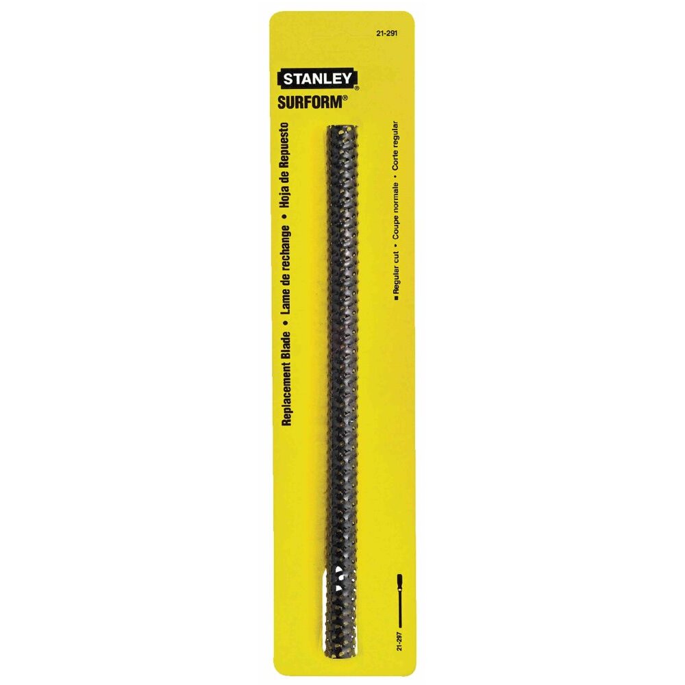 Stanley 21-291 10" x 5/8" Surform Round File Replacement Blade - Regular Cut Stanley 21-291 10" x 5/8" Surform Round File Replacement Blade - Regular Cut