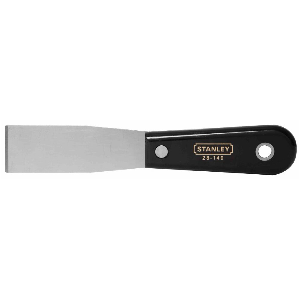 Stanley 28-140 1-1/4" Stiff Blade Putty Knife Nylon Handle Stanley 28-140 1-1/4" Stiff Blade Putty Knife Nylon Handle