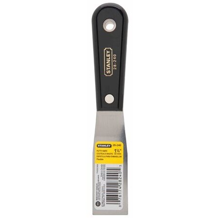 Stanley 28-240 1-1/4" Flexible Blade Putty Knife Nylon Handle Stanley 28-240 1-1/4" Flexible Blade Putty Knife Nylon Handle