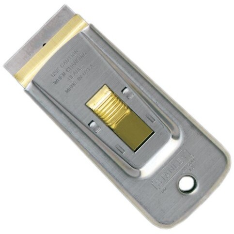 Stanley 28-500 3-3/4" Retractable Razor Blade Scraper w/5 Blades Stanley 28-500 3-3/4" Retractable Razor Blade Scraper w/5 Blades