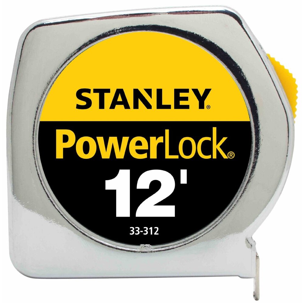 Stanley 33-312 12' x 3/4" Heavy-Duty PowerLock Tape Measure Stanley 33-312 12' x 3/4" Heavy-Duty PowerLock Tape Measure