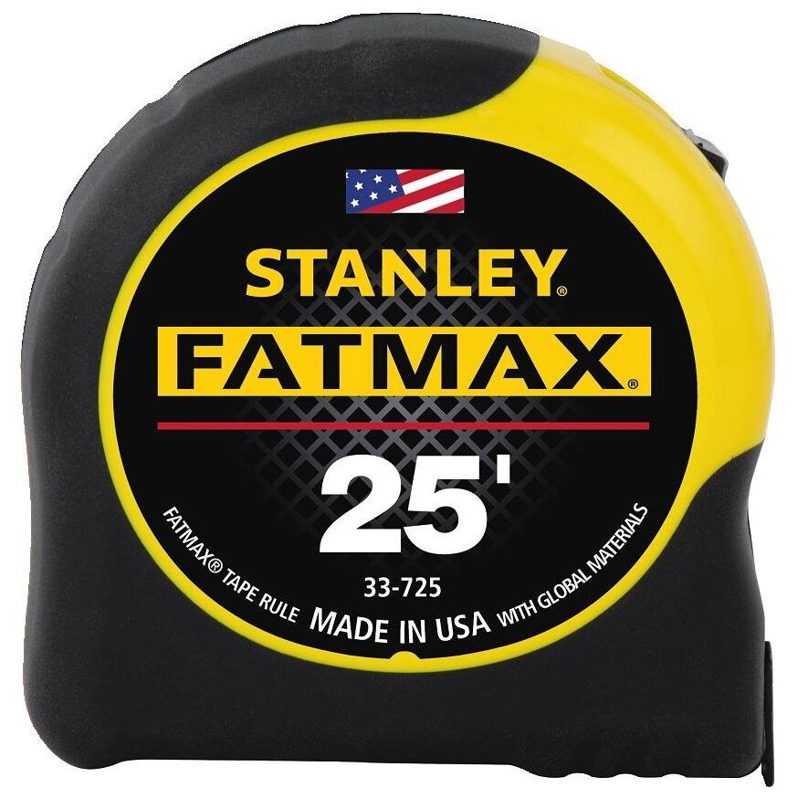 Stanley 33-725  Tape Measure Fatmax Reinforced Blade 25' x 1