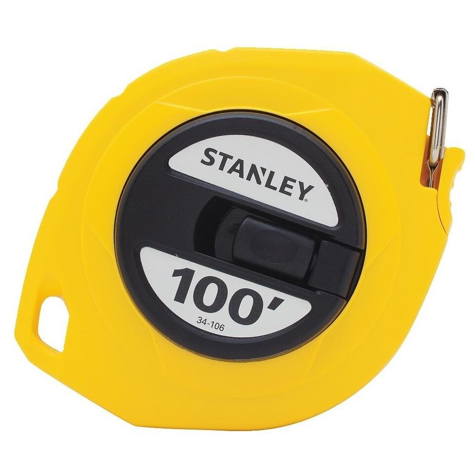 Stanley 34-106 100' x 3/8" Steel Long Tape Measure Stanley 34-106 100' x 3/8" Steel Long Tape Measure